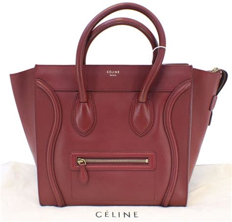 celine mini leather bag